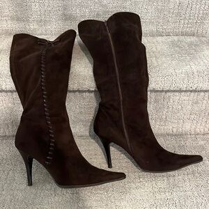 Brown Suede Boots